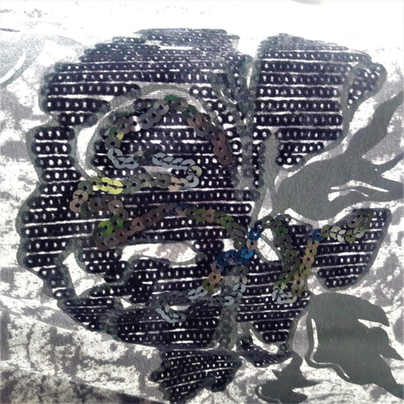 Rabe Pullover Top Embellished Sequins Bejeweled 10 - Picture 4 of 8